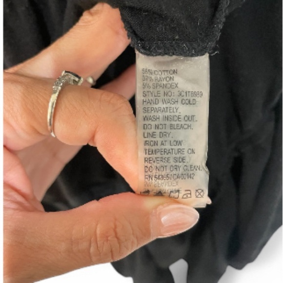 Peter Nygård Black Sleeveless Maxi Dress Size M 89% cotton, 6% rayon, 5% spandex - Picture 3 of 5